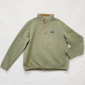 RARE Patagonia Men's Diamond Quilt Snap T Pullover Sweatshirt 40th sz Medium